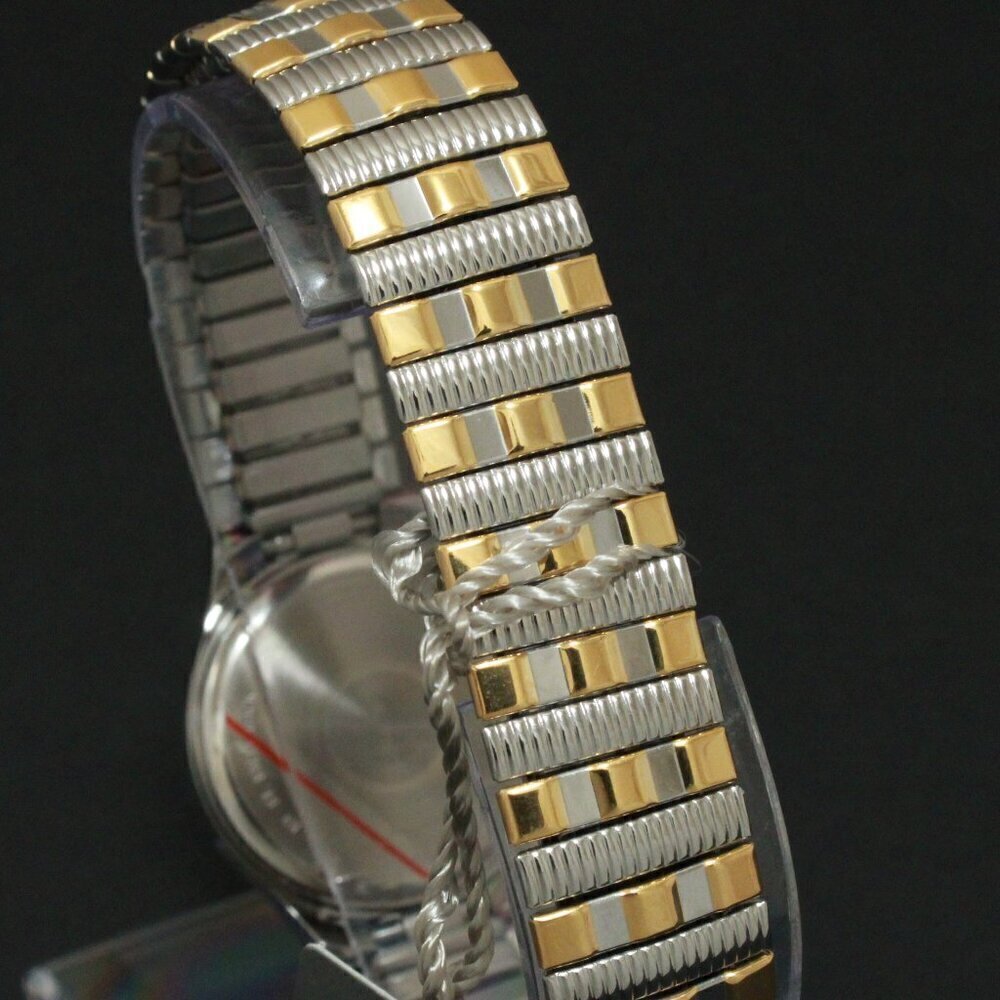 Caravelle Ladies Classic Design Watch By Bulova Two Tone Expansion Bracelet 23mm - Picture 11 of 13